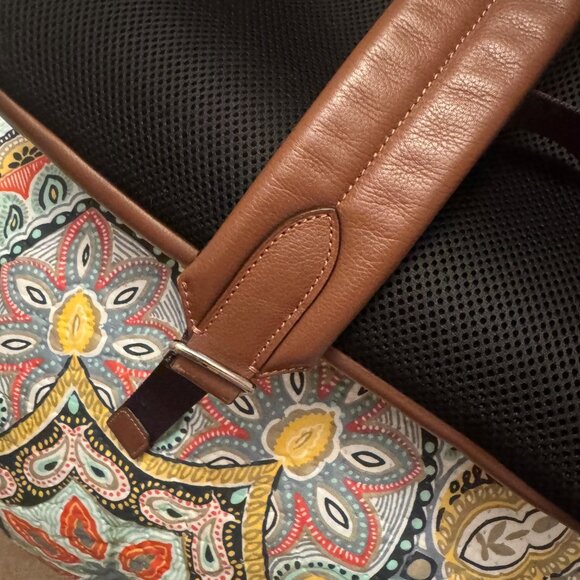 Tan and Black Coach Backpack - Picture 7 of 12